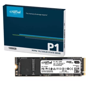 CRUCIAL 1TB NVMe M.2 SSD STORAGE DRIVE