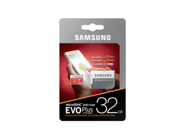 32GB SAMSUNG EVO PLUS MICRO SDHC CARD